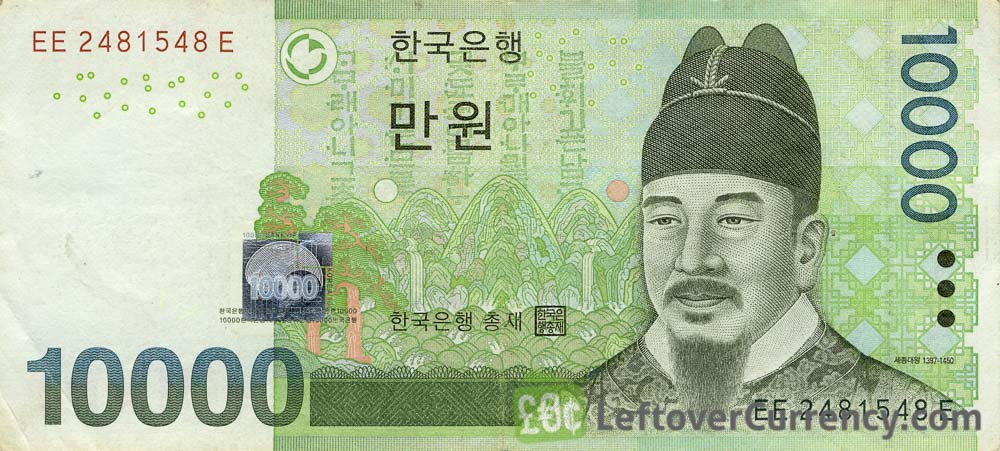 Pagar y sacar dinero en Corea